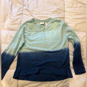 Youth two tone ombré sweatshirt